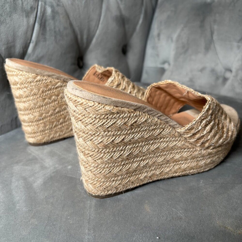 Madden Girl Graciee Jute Wedge Slides Natural Woven – Women’s 7.5 - Picture 6 of 11